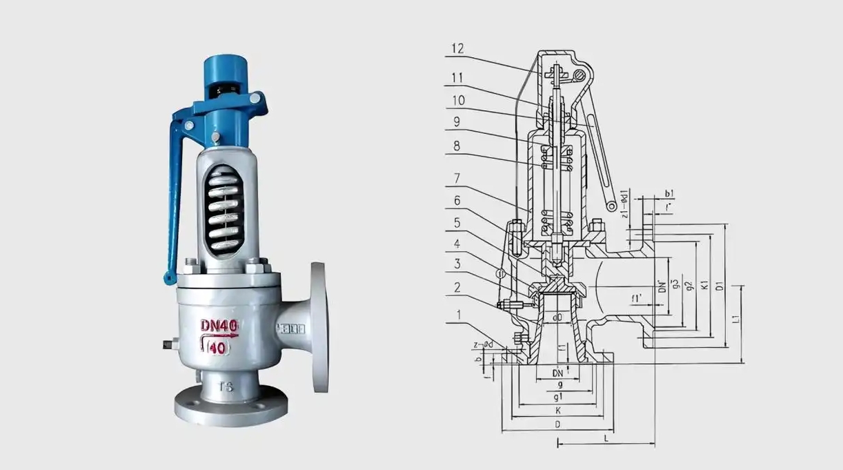 Fully open safety valves