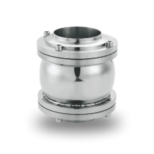 Sanitary Garad Three-Piece Butt-Clamped Check Valve