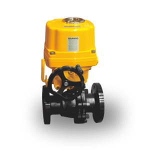 Electric Carbon Steel Flanged Ball Valves