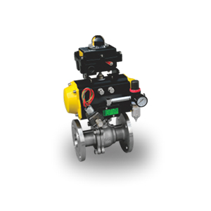 Pneumatic Flanged Ball Valves