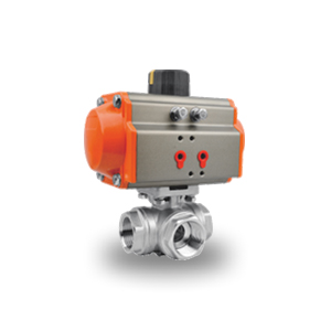 Pneumatic Tee Lei Lines In Ball Valves